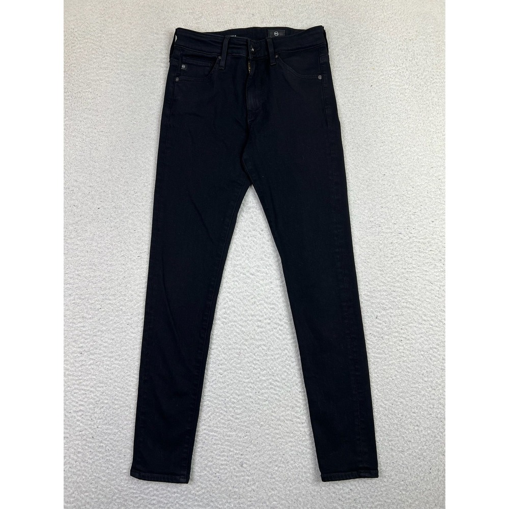AG Adriano Goldschmied Farrah Skinny Ankle Jeans Womens 24 Black High Rise Denim